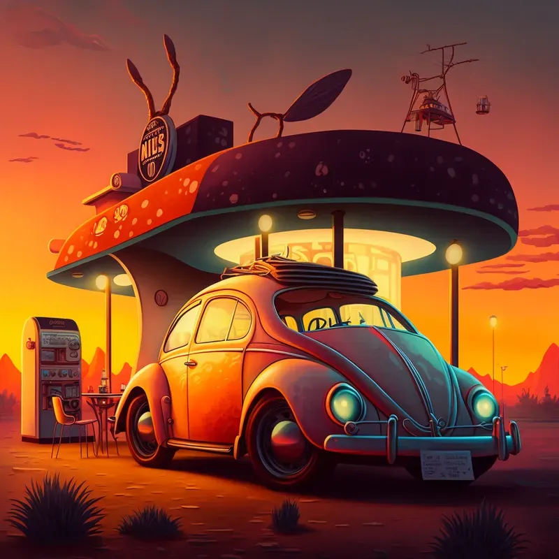 Cyberpunk Car Scenes