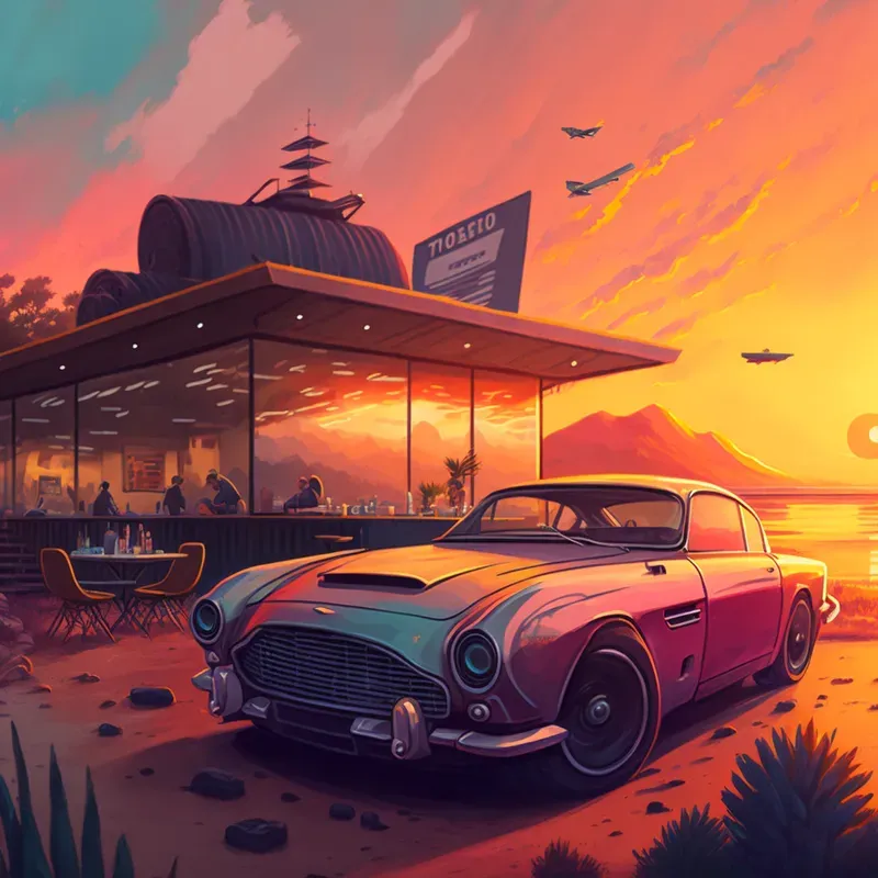 Cyberpunk Car Scenes
