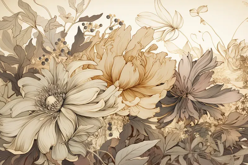 A Floral Symphonies In Subtleties