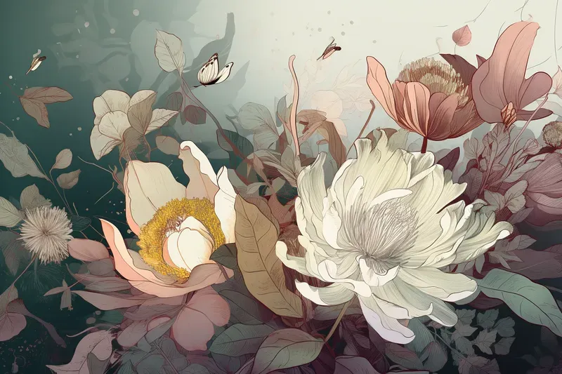 A Floral Symphonies In Subtleties