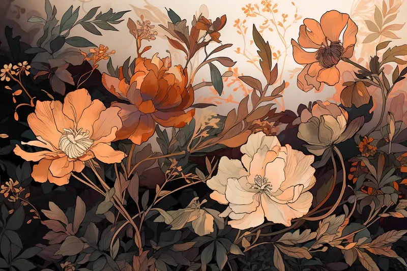 A Floral Symphonies In Subtleties