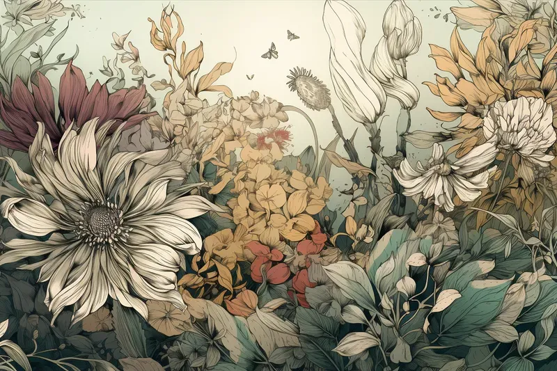 A Floral Symphonies In Subtleties
