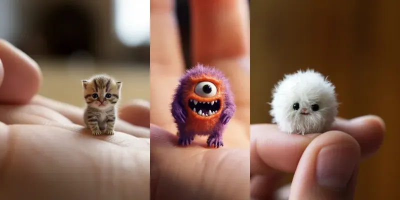 Cute Tiny Creatures generated by undefined