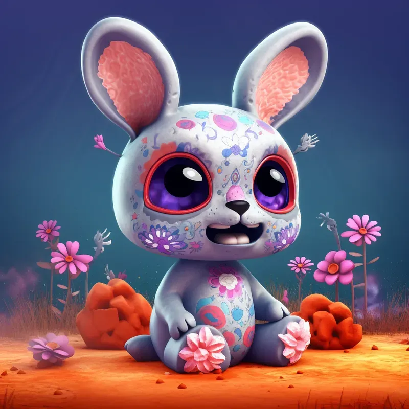 Dia De Muertos Inspired Little Animals