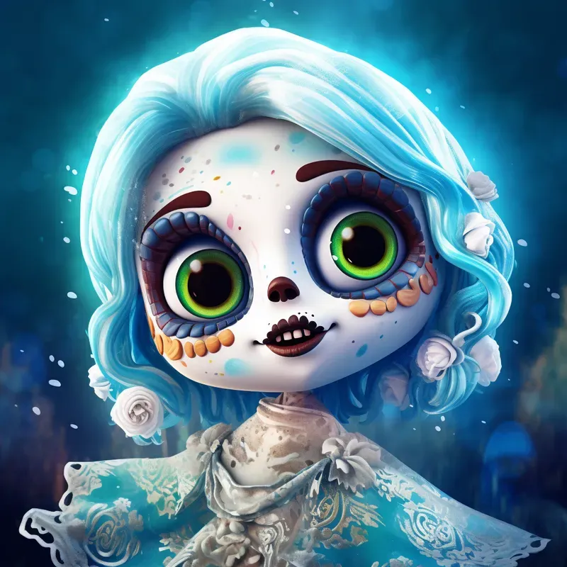 Dia De Muertos Inspired Little Animals