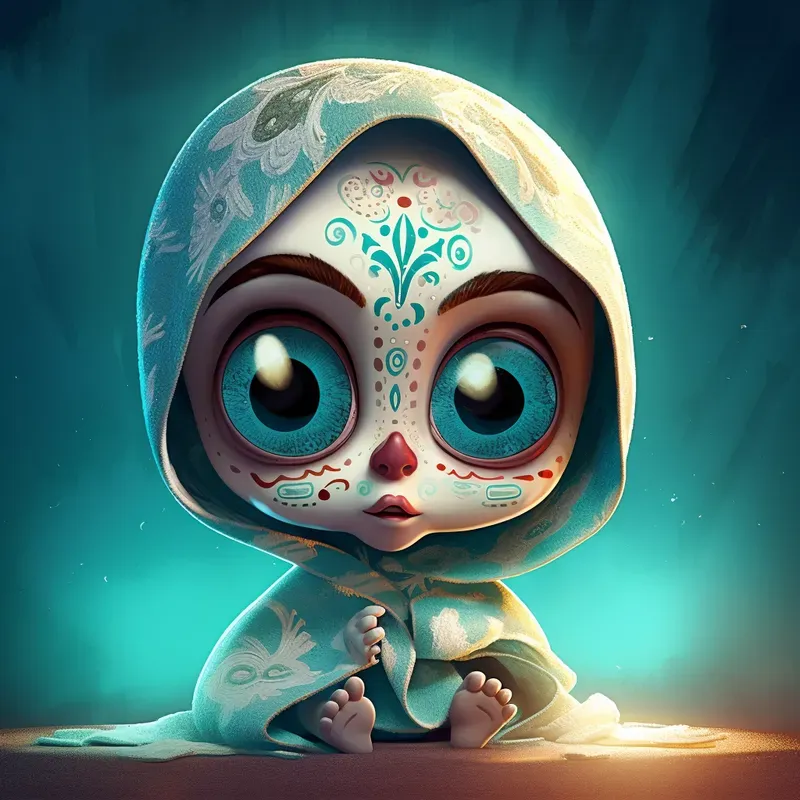 Dia De Muertos Inspired Little Animals