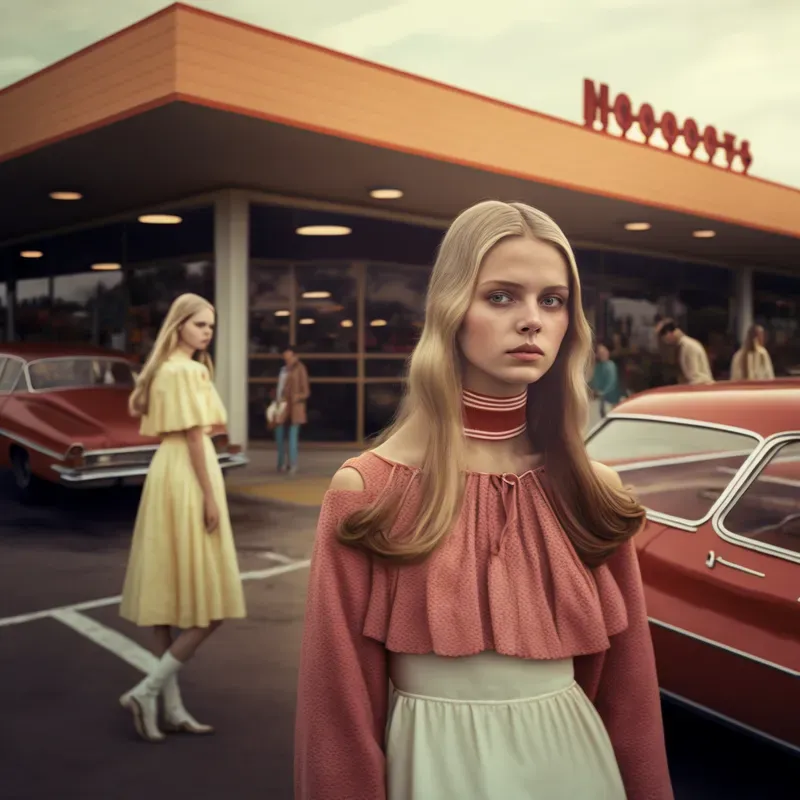 Unique Vogue 1960s Editorial Photographs
