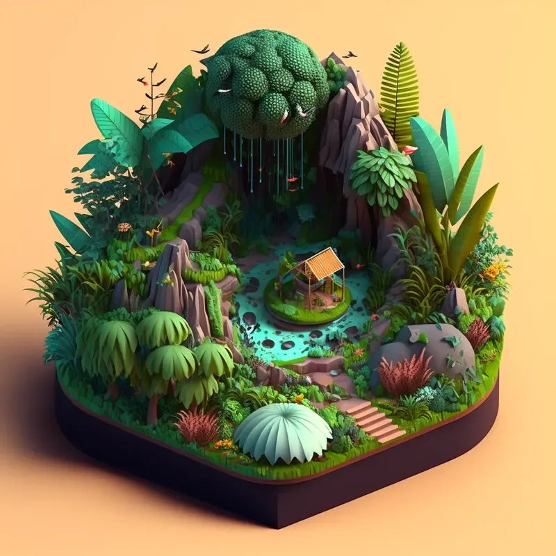 Premium 3D Isometric Landscapes