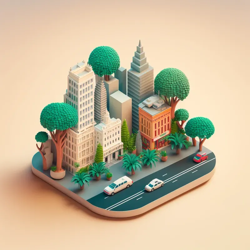 Premium 3D Isometric Landscapes