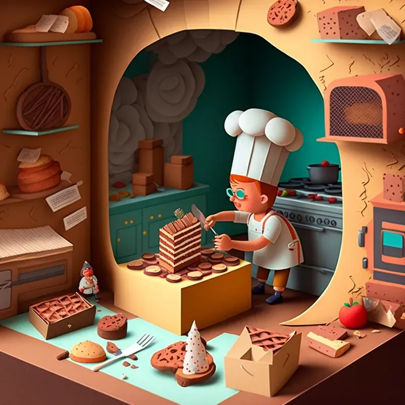 Children Book Illustration Dioramas