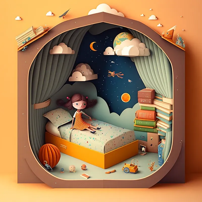 Children Book Illustration Dioramas