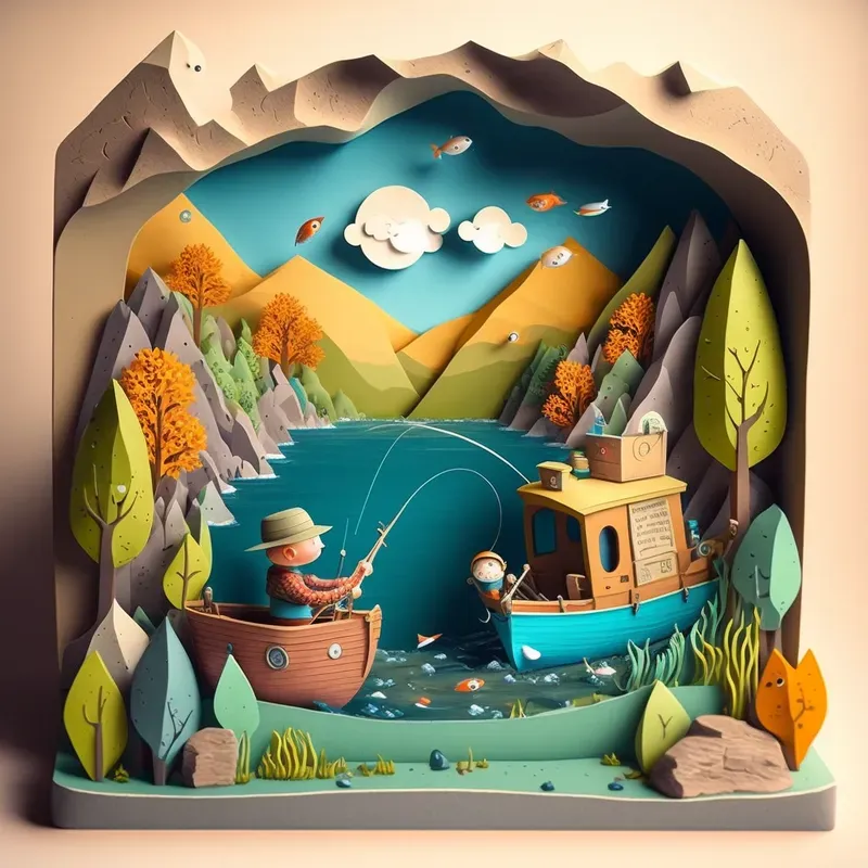 Children Book Illustration Dioramas
