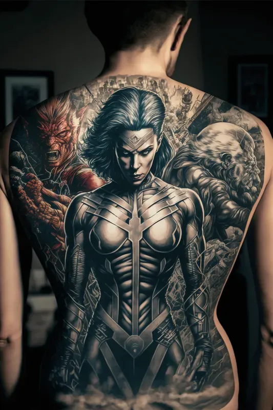 Realistic Tattoo Design Mockups