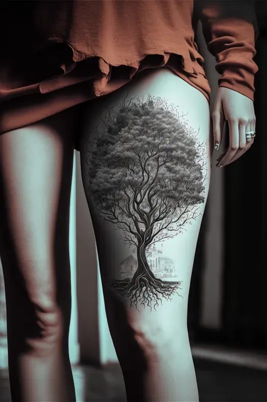 Realistic Tattoo Design Mockups