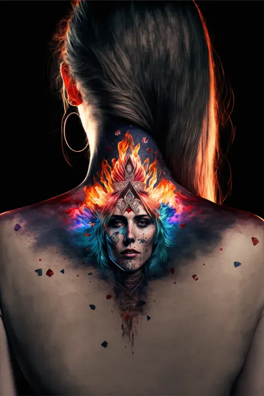 Realistic Tattoo Design Mockups