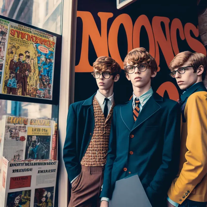 Unique Vogue 1960s Editorial Photographs