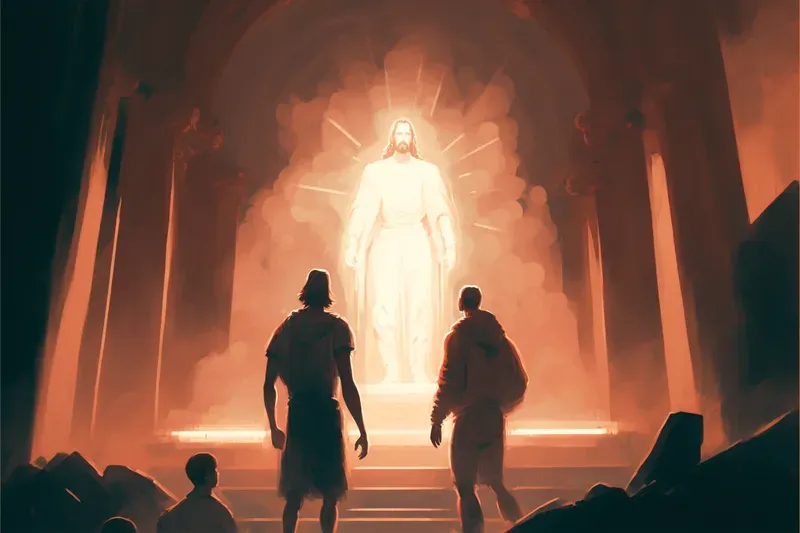 Religious Books Cartoon Illustrations
