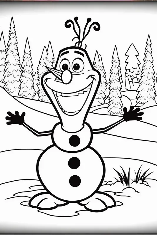 Cute Children Coloring Book
