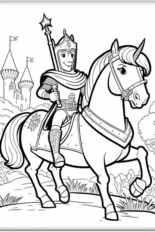 Cute Children Coloring Book