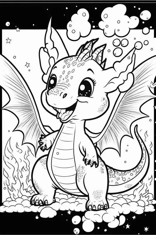Cute Children Coloring Book
