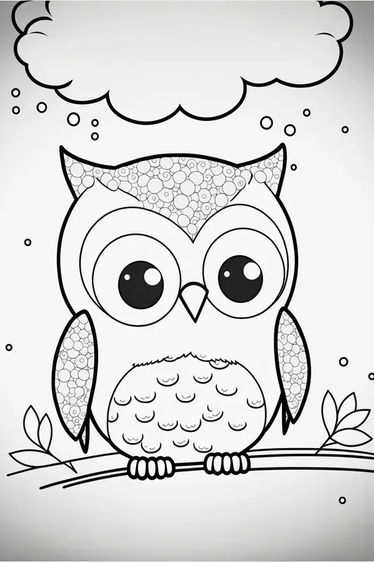 Cute Children Coloring Book