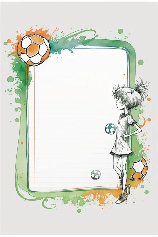 Childrens Watercolor Notebook Pages