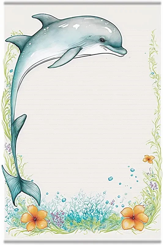 Childrens Watercolor Notebook Pages