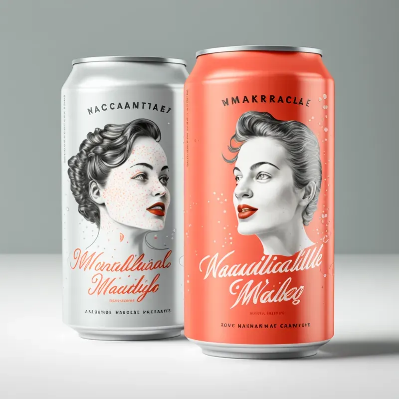Flavored Water Can Designs