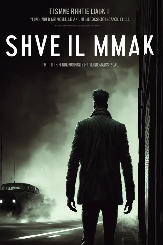 Dark Graphic Novel Cover Design