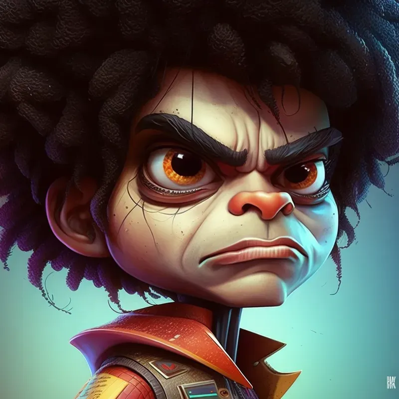 Premium Colorful Caricatures