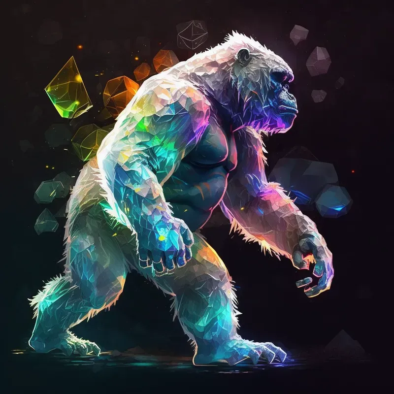 Unique Glowing Neon Animals