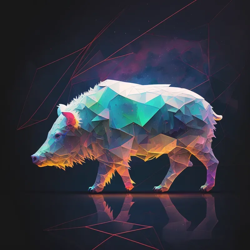 Unique Glowing Neon Animals