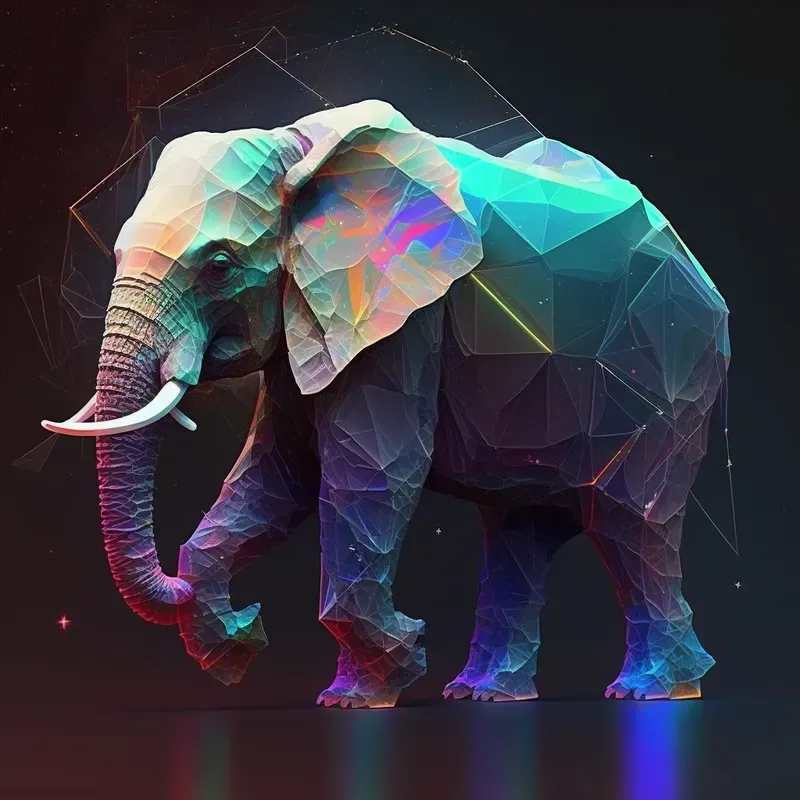 Unique Glowing Neon Animals