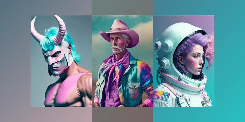 Unicorn Style Profession Fashion Photography generated by undefined