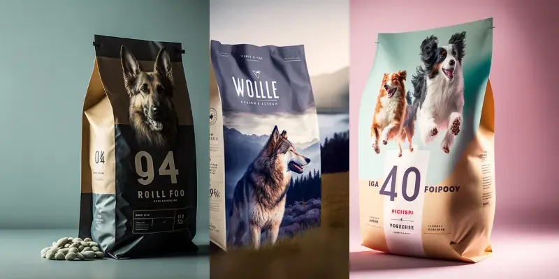 Dog Food Packaging Product Design generated by undefined
