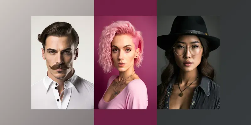 Portrait Photography With Accessories generated by undefined