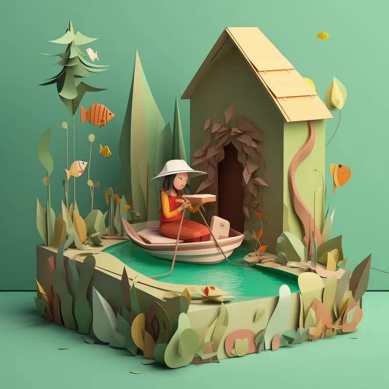 Children Book Illustration Dioramas