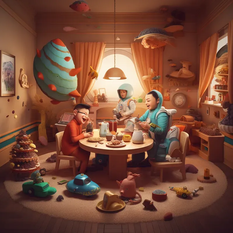 Children Book Illustration Dioramas