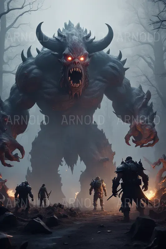 Unreal Engine Game Poster Art