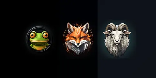 Animal Logos generated by midjourney