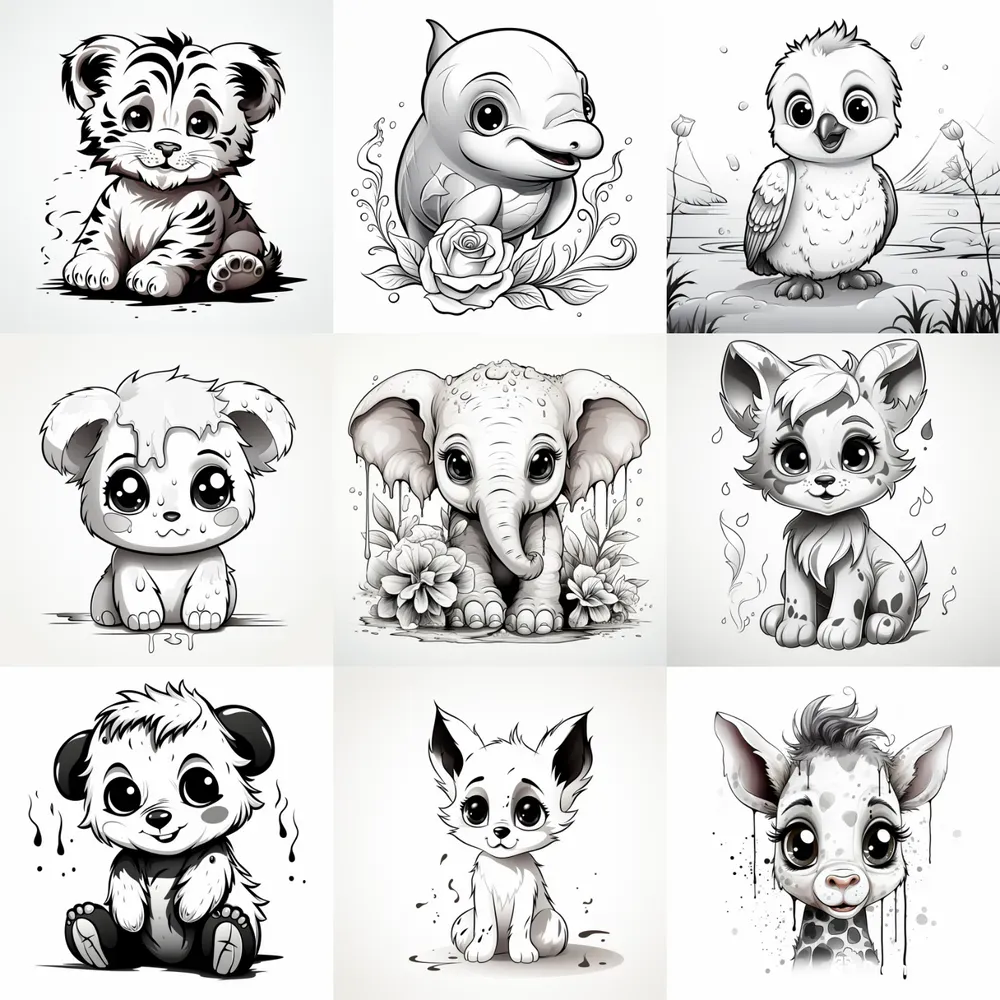 Pixar-style Baby Animal