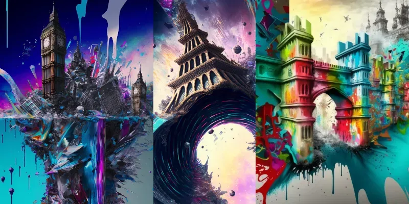 Creative City Prints generated by undefined