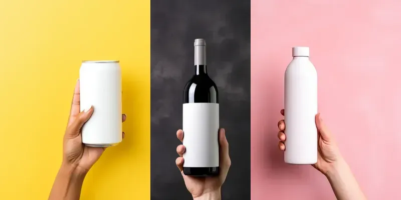 Hand Holding Products Mockups generated by undefined