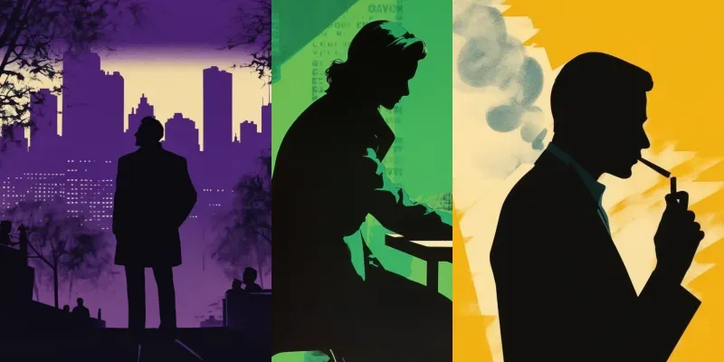 Album Covers Posters Silhouette generated by undefined