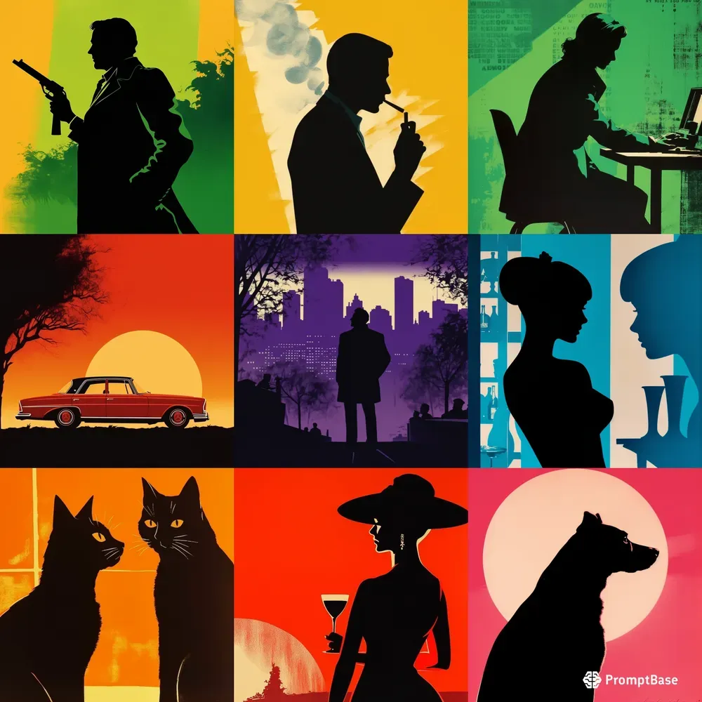 Album Covers Posters Silhouette