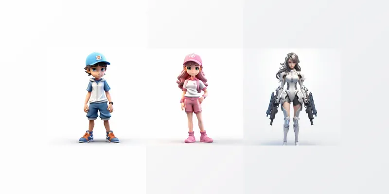 Cool 3D Avatar Characters generated by undefined