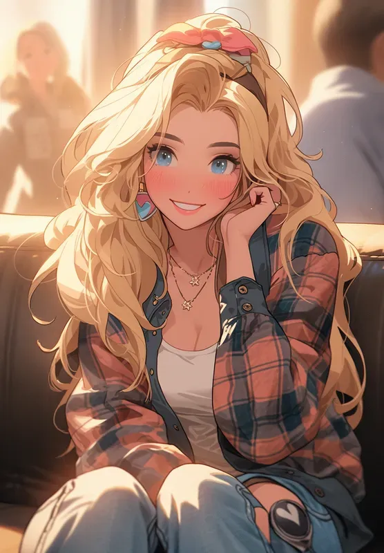 Cartoon Realism Dreamy Women Portraits