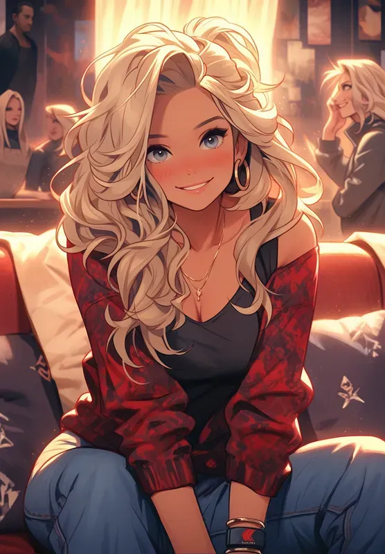 Cartoon Realism Dreamy Women Portraits