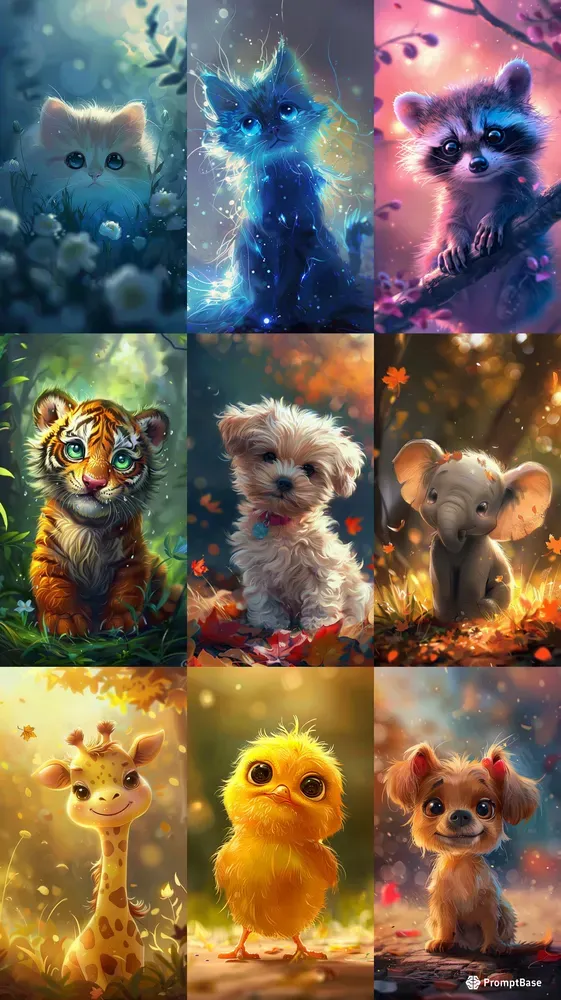 Cute Anime Animal Cartoon Wallpapers