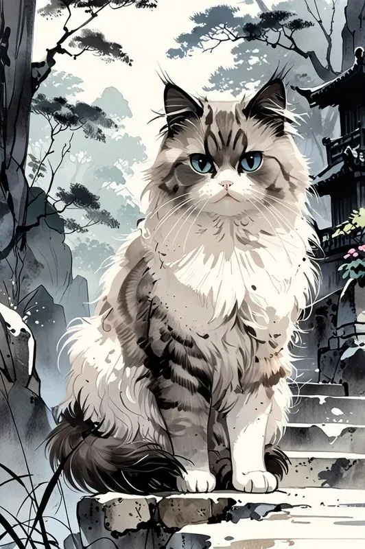 Chinese Ink Paintings Vs Anime Posters